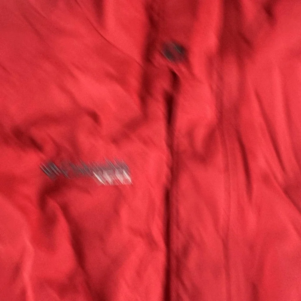 Columbia Parka Mens M Red Hooded Fleece Lined Insulated Winter Jacket SM 4039